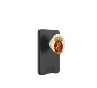 Chat de pizza mignon dessin animé, amour manger pizza PopSockets PopWallet pour MagSafe