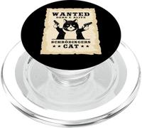 Chat de Schrödinger Paradoxe Mécanique quantique Idée Cadeau PopSockets PopGrip pour MagSafe