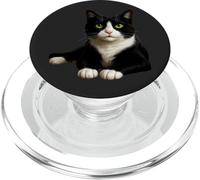 Chat de Smoking aux Yeux des PopSockets PopGrip pour MagSafe