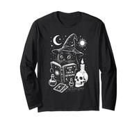 Chat de sorcière Mystique, Tarot, Sorcellerie, Wicca, Gothique Manche Longue