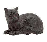 AUBRY GASPARD - Chat Décoratif en Fonte - Dimensions 14 x 9 x 9 cm - Idéal pour Décoration de Jardin - Résistant aux Intempéries - Apporte Une Touche Élégante à Votre Espace Extérieur
