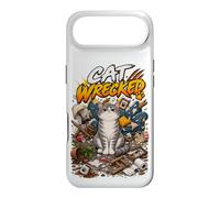 Chat démoli drôle Grincheux malheureux Tabby désordre Coque pour iPhone Air