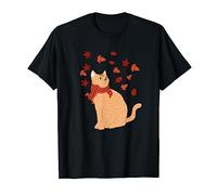 Chat d'érable I Feuille d'automne I Bonjour l'automne I Chat T-Shirt