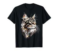 Chat des Forêts Norvégiennes Chat Norvégien Skogkatt Chats T-Shirt