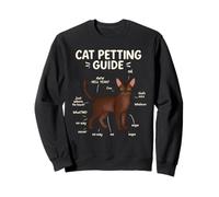 Chat Devon Rex Guide De Caresses Funny Cat Lover (Amoureux Sweatshirt