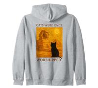 Chat Dieu adoré l'Égypte Ancienne Sphinx Drôle Chat Meme Sweat à Capuche