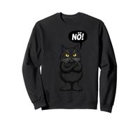 Chat Dit nö Signifie Non Dicton Contre Tout Anti-Opinion Sweatshirt