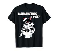 Chat Doing Royal Toilet Business Funny Bathroom T-Shirt