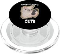 Chat Doomscrolling médias Sociaux Gen Z Vie numérique Humour Mignon PopSockets PopGrip pour MagSafe