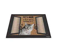 Chat Drôle American Shorthair, C'est Moi Que Tu Cherches Tapis De Porte Facile À Nettoyer Paillasson De Bienvenue Anti-Poussière Tapis De Bain pour Bain Intérieur D'Entrée 40X60Cm