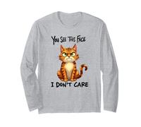Chat drôle Antisocial Bad Attitude, Introvert Moody Kitty Manche Longue