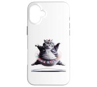 Chat drôle de Ballet joufflu Portant Un Tutu Dansant. Coque pour iPhone 16 Plus