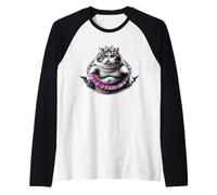 Chat drôle de Ballet joufflu Portant Un Tutu Dansant. Manche Raglan