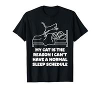 Chat drôle de Sommeil Normal T-Shirt