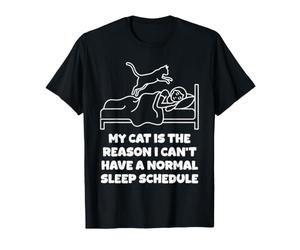 Chat drôle de Sommeil Normal T-Shirt