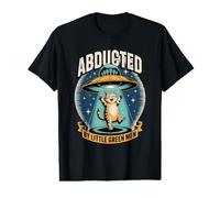 Chat drôle enlevé par des extraterrestres T-Shirt Graphique avec Valeur