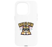 Chat drôle et Cool Qui Dit Nah ID Win Coque pour iPhone 15 Pro