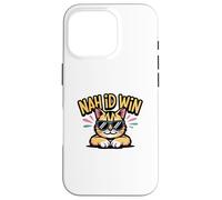 Chat drôle et Cool Qui Dit Nah ID Win Coque pour iPhone 16 Pro