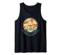 Chat drôle Mange la nouille Japonaise Soupe Ramen Chats Débardeur