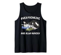 Chat Drôle Pense Trop Et A Toujours Faim Débardeur