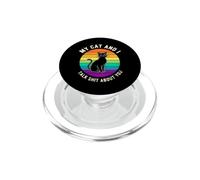 Chat drôle Qui Dit Mon Chat et Parle de Vous PopSockets PopGrip pour MagSafe