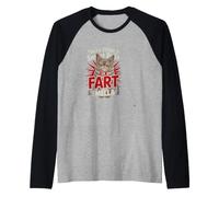 Chat drôle Qui Dit Que Vous êtes Un Gars Intelligent Fart Smella Manche Raglan