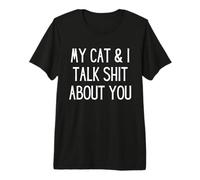 Chat drôle sans Enfant Mamans Patriarcat Humour Chat Lady Vote T-Shirt Haut de Gamme
