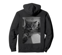 Chat drôle Selfie Pendant Examen Mathématiques Chat Silly Cat Meme Teacher Sweat à Capuche