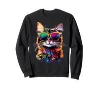 Chat du Bengale avec Lunettes de Soleil Leopardette Bengal Sweatshirt