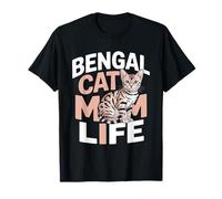 Chat du Bengale Maman Vie Mignon Chaton Bengale Amoureux T-Shirt