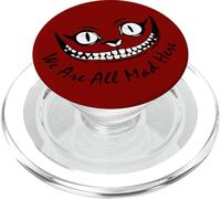 Chat du Cheshire Grinning We're All Mad Here Wonderland PopSockets PopGrip pour MagSafe