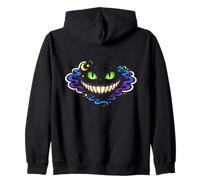 Chat du Cheshire Invisible Sourire Dark Esthétique Contour Art Sweat à Capuche