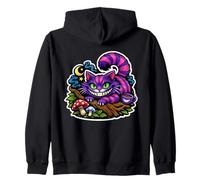 Chat du Cheshire Invisible Sourire Dark Esthétique Fantaisie Art Sweat à Capuche