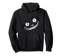 Chat du Cheshire souriant en noir et blanc Sweat à Capuche