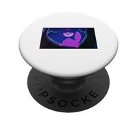Chat du Cheshire Tête Violette Flottante - Vintage 1915 Arbre Art PopSockets PopGrip Adhésif