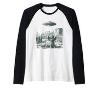 Chat du désert en Chapeau OVNI Rencontre Vintage Gravure Manche Raglan