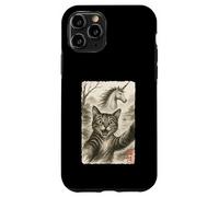 Chat Effrayant surpris prenant Un Selfie avec Licorne Sumi-e Coque pour iPhone 11 Pro