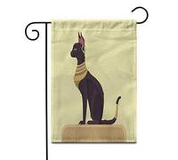 Chat Égyptien D'Égypte, Plat, Dieu Et Déesse, Animal Ancien Drapeau Double Face Drapeau De Jardin Solide Garden Flag Pour Jardin Porche Maison 30X45Cm