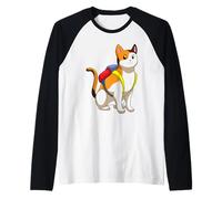 Chat Élève Sac à Dos École Manche Raglan