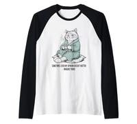 Chat en Peignoir Imaginez Que Votre Opinion n'a Pas d'importance Manche Raglan