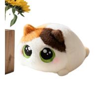 Chat en peluche en peluche douce au design avec de grands yeux | Doudous peluches et peluches pour la maison, le salon, le lit, le canapé, la maison d'étudiant