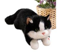 Chat en Peluche - Mignon Cast, Animale Douce | Jouet interactif avec Son pour Nursery Chambre Salon Dorm de dort