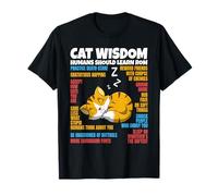 Chat endormi - Chaton Mignon - Sagesse - Amoureux des Animaux T-Shirt
