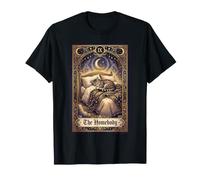 Chat endormi Tarot Homebody Celestial Art T-Shirt