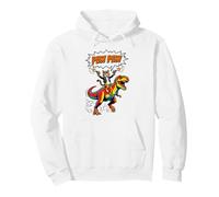 Chat équitation Dinosaure T-Rex Pew Guns Pop Art Tyrannosaure Sweat à Capuche