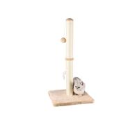 Chat Escalade Cadre Sisal Chat griffoir Vertical Poste Jouets for Animaux de Compagnie Anti-Rayures résistant à l'usure éCurie(Beige)