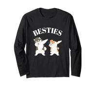 Chat et Chien Best Friends Besties Manche Longue