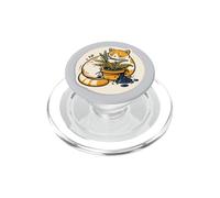 Chat étreignant Une Plante pour Les Amoureux des Chats, propriétaires de Chats PopSockets PopGrip pour MagSafe