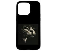 Chat Fantaisie avec Lunettes Style Vintage intellectuel Coque pour iPhone 15 Pro Max