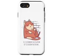 Chat fatigué (Proverbe Turc) Pas Envie de Travailler Dormir Coque pour iPhone SE (2020) / 7/8
